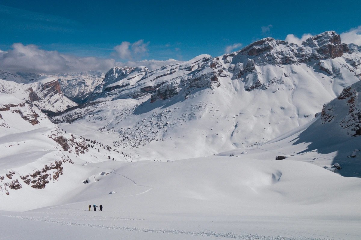 ski touring easy and beauty Dolomites